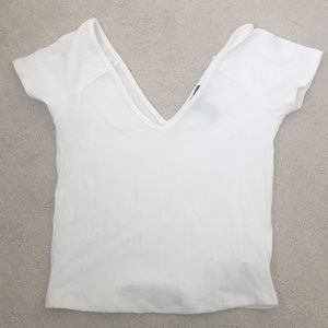 Forever 21 white crop top